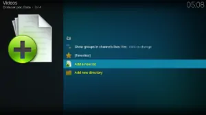 Kodi Playlist Loader Nova Lista