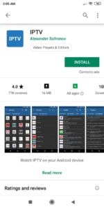 Necessita instalar o aplicativo IPTV em seu Android, antes de poder assistir Listas IPTV m3u Portuguesas e Brasileiras