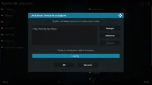 Dar um nome à fonte do Repositório Luxray no Kodi