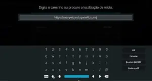 Digite o URL do repositório Luxury.