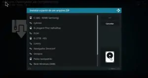 Selecione o o nome que deu à fonte do repositório Cy4roo que você adicionou anteriormente.