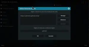 Dê um nome ao repositório Cy4root para identificá-lo