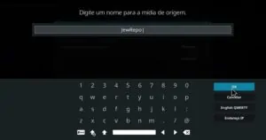 Dê um nome para identificar o repositório JewRepo.