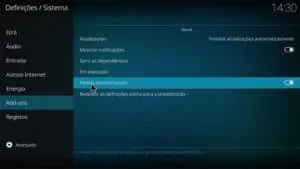 Ativar Fontes desconhecidas no Kodi