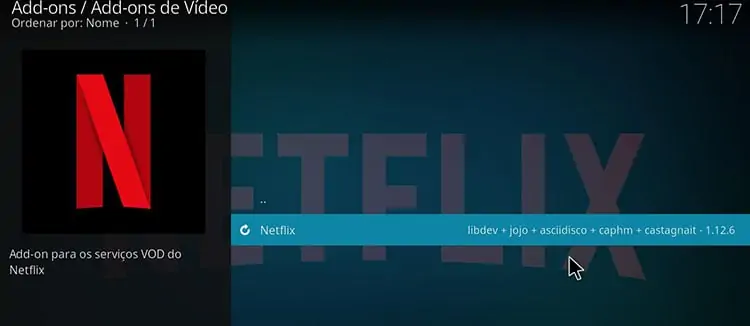 Netflix addon