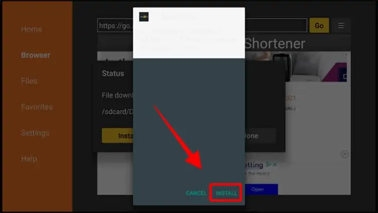 Instalar o app AstonCine