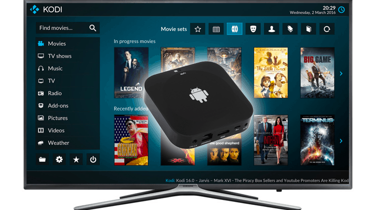 setup kodi android box