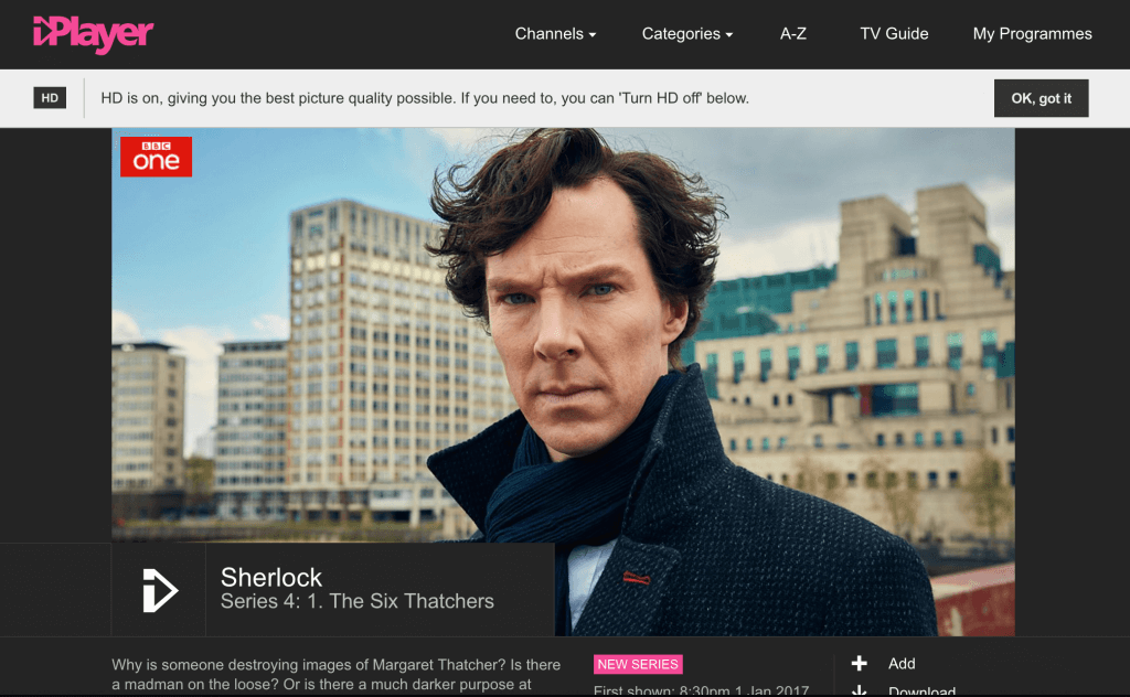 Watch sherlock hot sale online hd