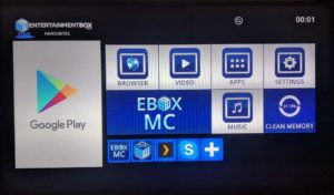 entertainment box dashboard