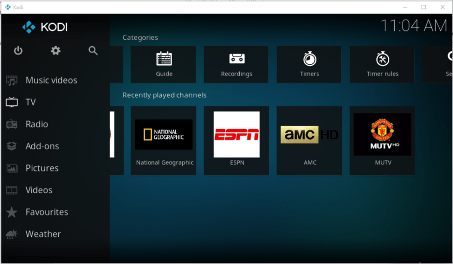 kodi tv 17.0