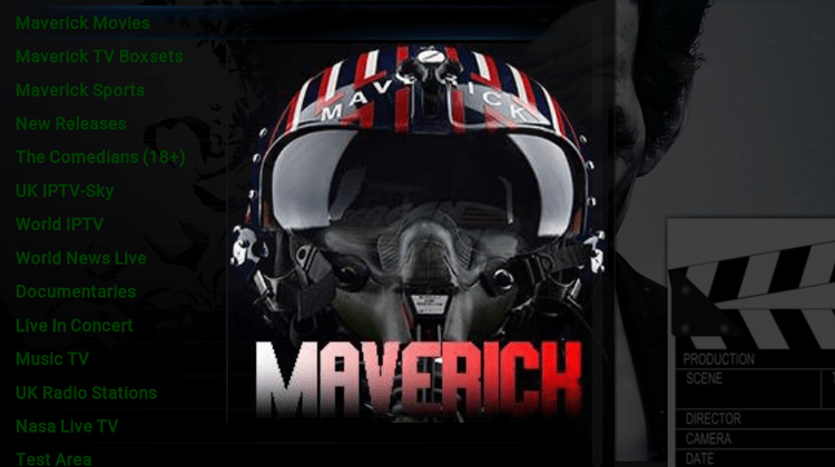 Install Maverick Kodi addon