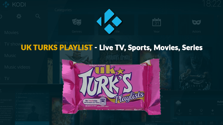 Install UK Turks Playlist on Kodi