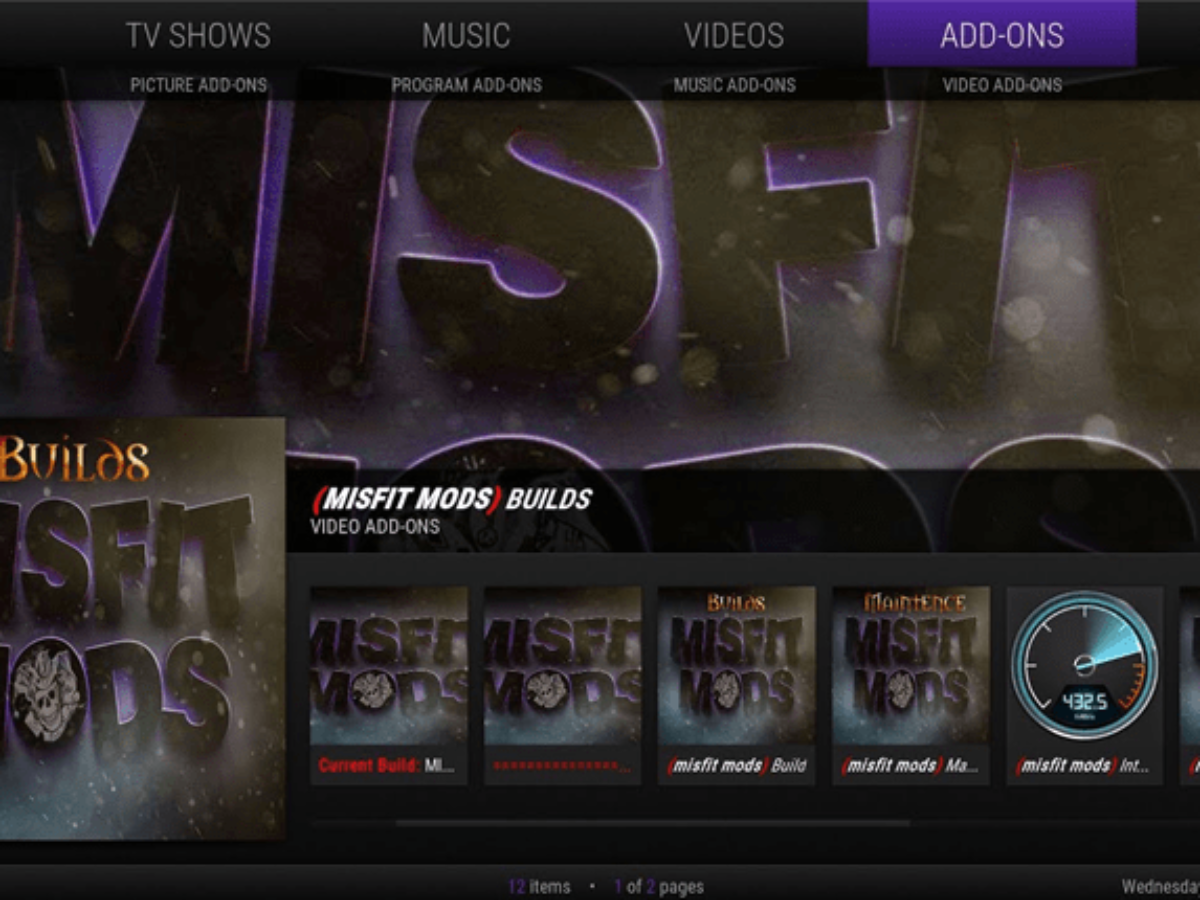 How To Install And Use The Misfit Mod Lite Kodi Build