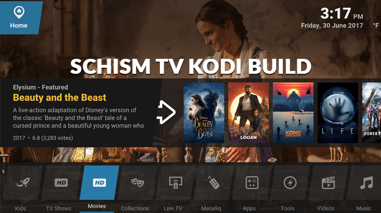 schism tv kodi build