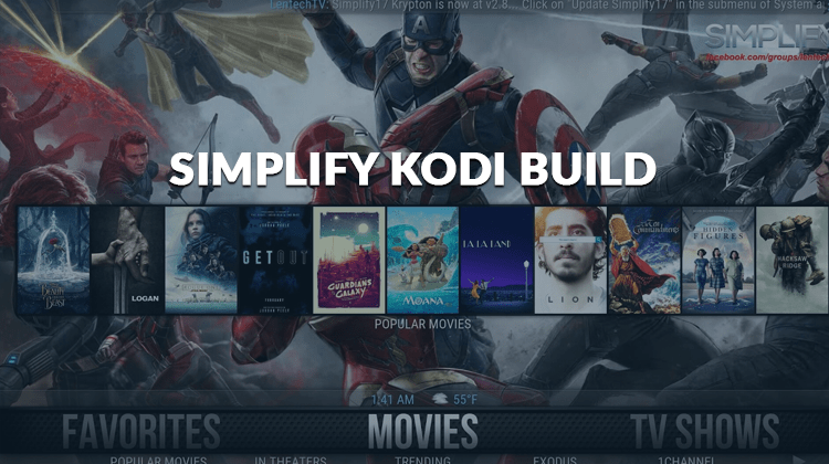 Simplify Kodi Build