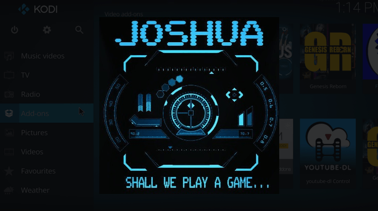 Joshua Kodi Addon