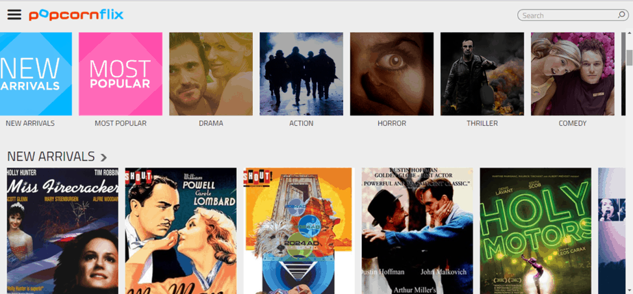 Popcornflix Tv - Free alternative to Netflix and Hulu