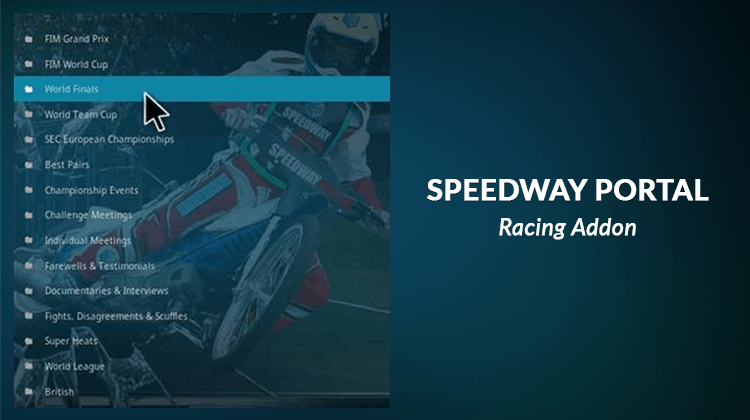 Install Speedway Portal Kodi Addon