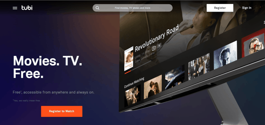 Tubi TV - Free alternative to Netflix and Hulu