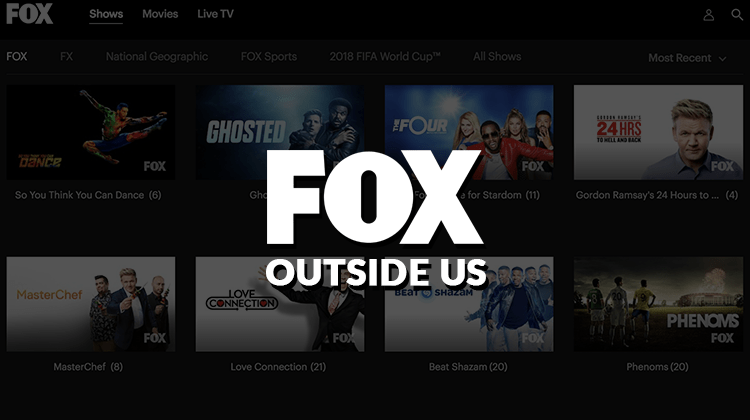 watch fox outside US