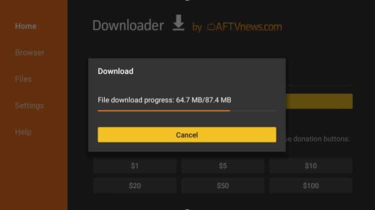 Install the app downloader