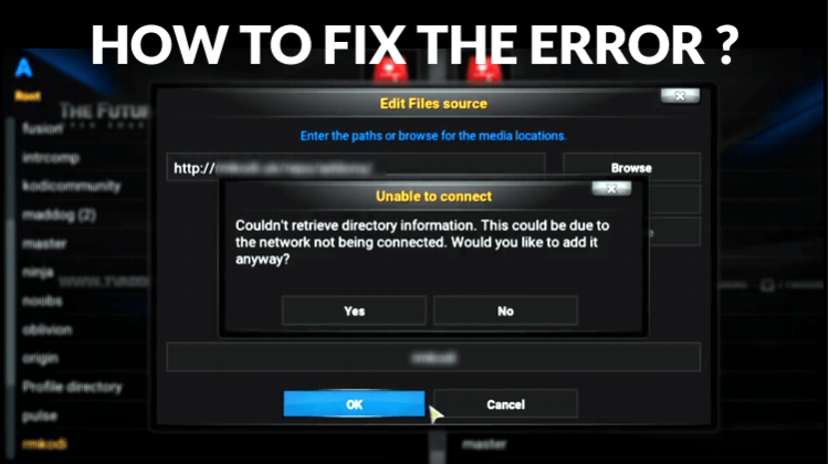 can not connect to repository kodi for mac