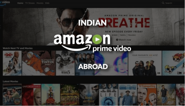 How to watch on sale amazon prime abroad