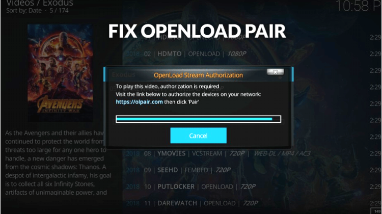 Fix Openload Pair, Get Rid of Olpair Error & Watch Openload Streams