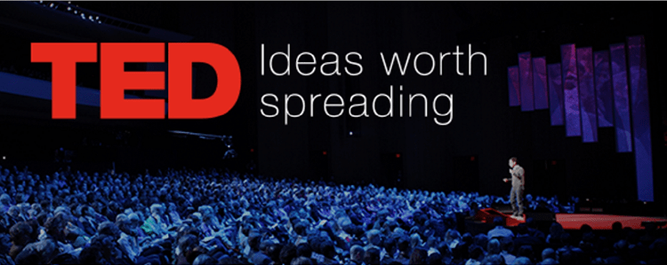 TED is a non-profit organization dedicated to spreading thought-provoking and motivational ideas