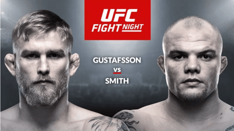 Watch UFC Fight Night: watch Gustafsson vs Smith confrontation online