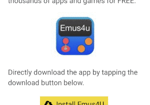 Install EMUS4U in iOS devices