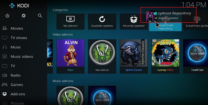 cy4root repo is ready to be used to install MirRoR Video Addon on your Kodi