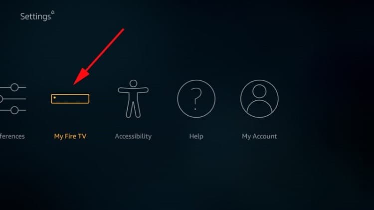 To Install BeeTV app select My Fire TV on your device