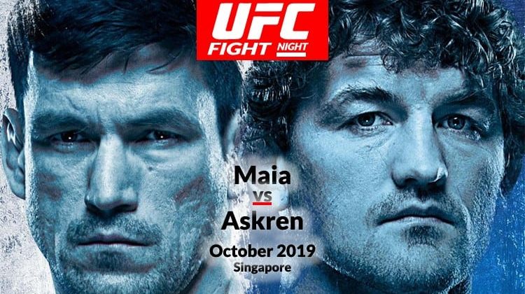UFC Fight Night 162 Maia vs Askren in Singapore on Kodi