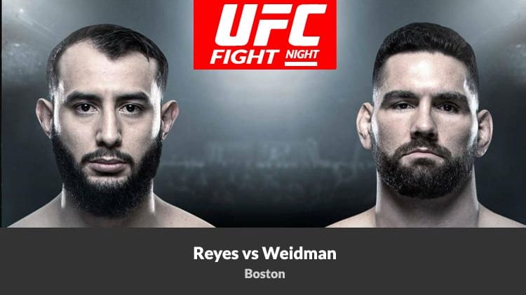 Watch UFC Fight Night Reyes vs Weidman in October on Android and Kodi