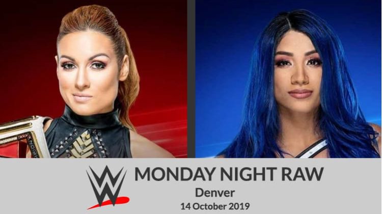 Whatch WWE Monday Night Raw, October in Denver Colorado on Kodi