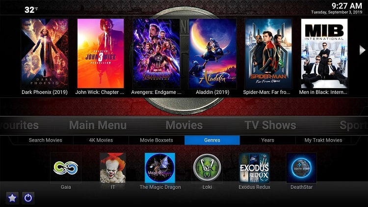 Titanium is an excellent buil in this list of the Best Kodi builds for movies and TV shows