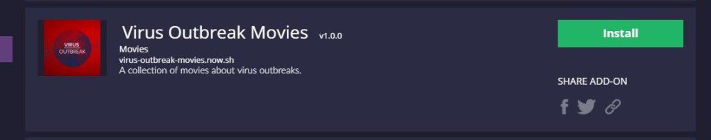 Stremio Addon Virus Outbreak Movies