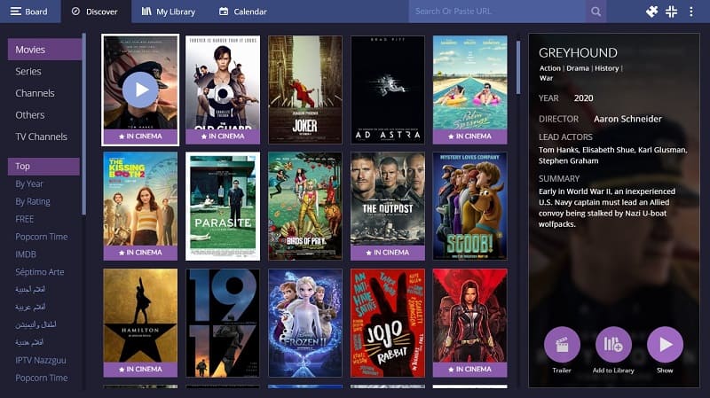 Watch theatre movies for free on stremio