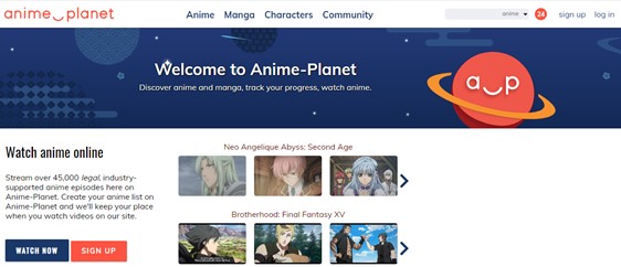Anime-Planet has a world of anime series to watch for free