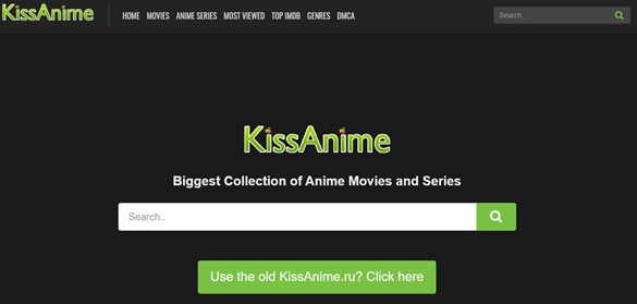 You'll be able to watch anime series for free on the KissAnime website