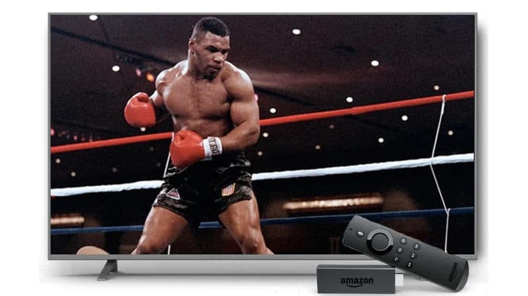 watch Mike Tyson vs Jones Jr on Firestick