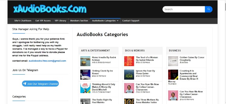 xaudiobooks torrent site is a good way to get audiobooks