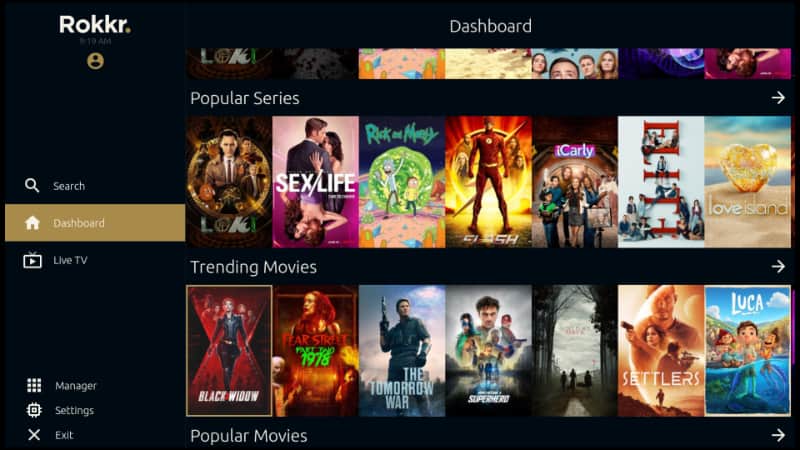 Movies & TV Shows on Rokkr app