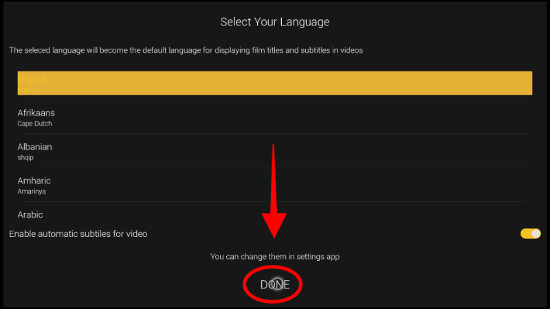 Accept Language using Mouse Toggle