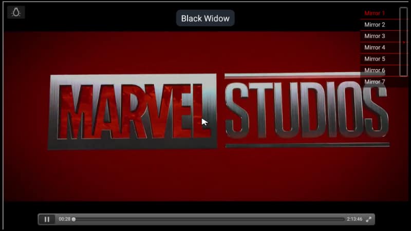 Streaming Black Widow on OceanStreamz