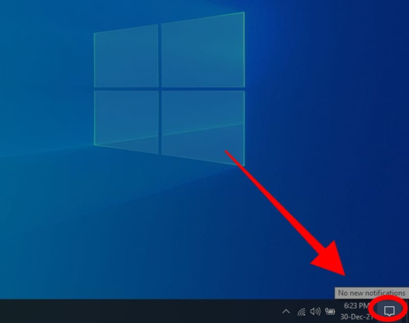 Notifications icon Windows
