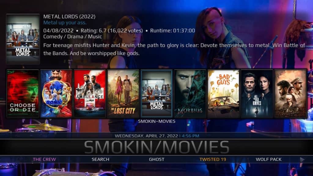 Smokin is another great lightweight  Kodi Build for Firestick