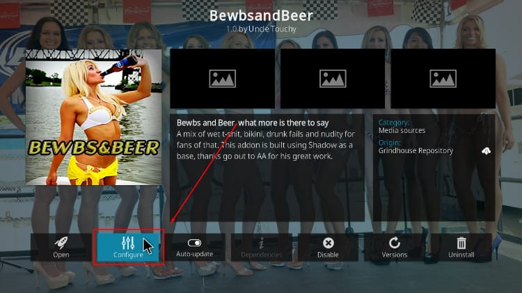BewbsandBeer Configure option