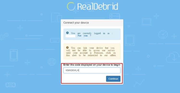 Authorizing Real-Debrid to install on Kodi